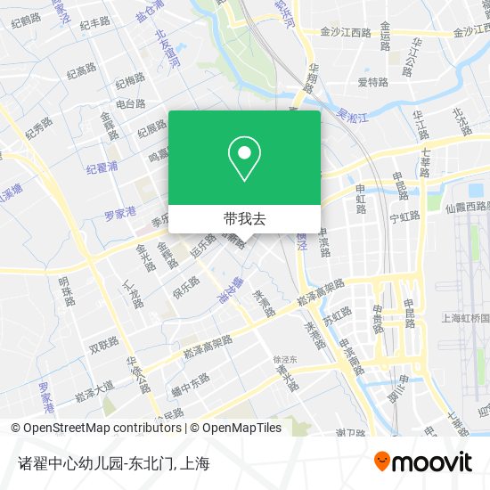 诸翟中心幼儿园-东北门地图