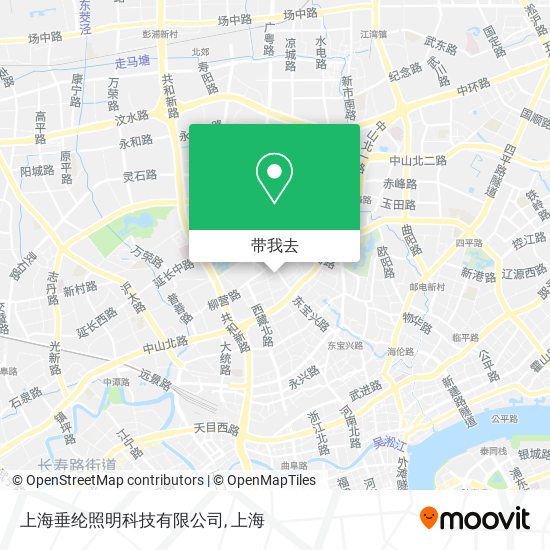 上海垂纶照明科技有限公司地图