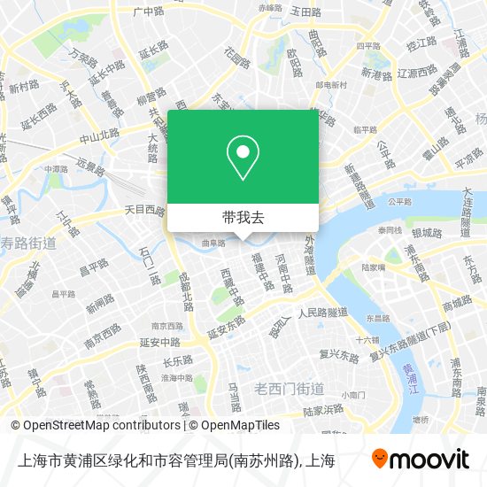 上海市黄浦区绿化和市容管理局(南苏州路)地图