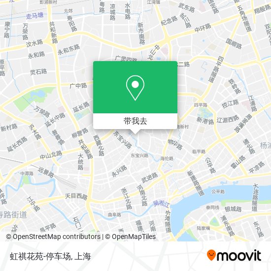 虹祺花苑-停车场地图