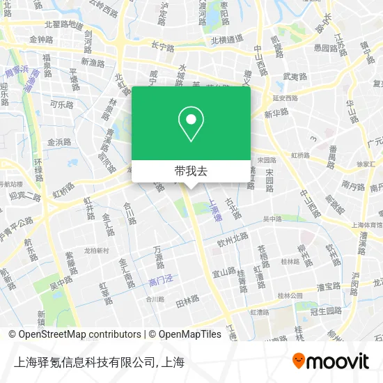 上海驿氪信息科技有限公司地图