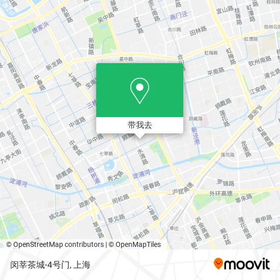 闵莘茶城-4号门地图