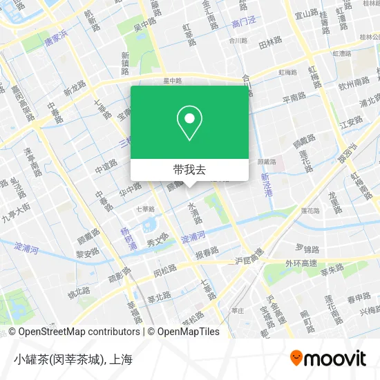 小罐茶(闵莘茶城)地图