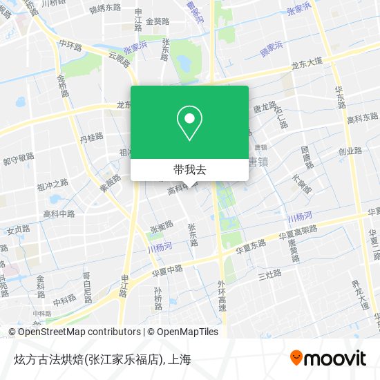 炫方古法烘焙(张江家乐福店)地图