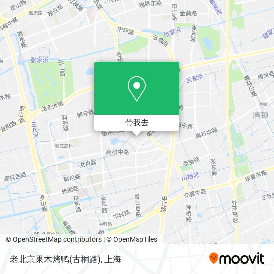 老北京果木烤鸭(古桐路)地图