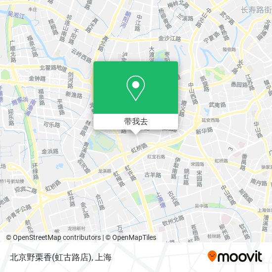 北京野栗香(虹古路店)地图