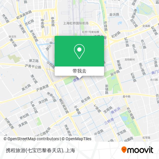 携程旅游(七宝巴黎春天店)地图