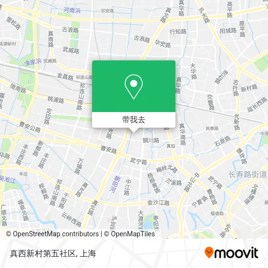 真西新村第五社区地图