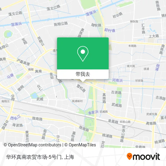 华环真南农贸市场-5号门地图