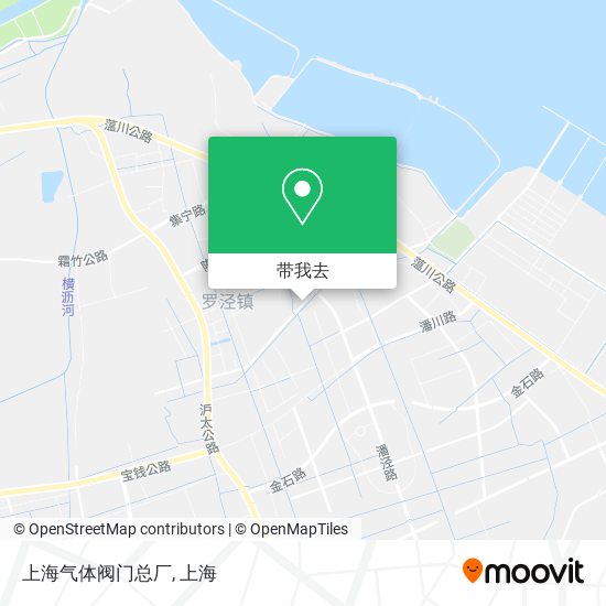 上海气体阀门总厂地图