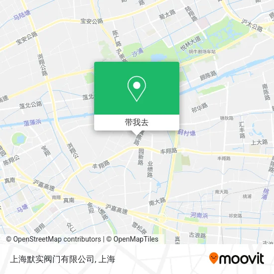 上海默实阀门有限公司地图