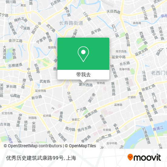 优秀历史建筑武康路99号地图