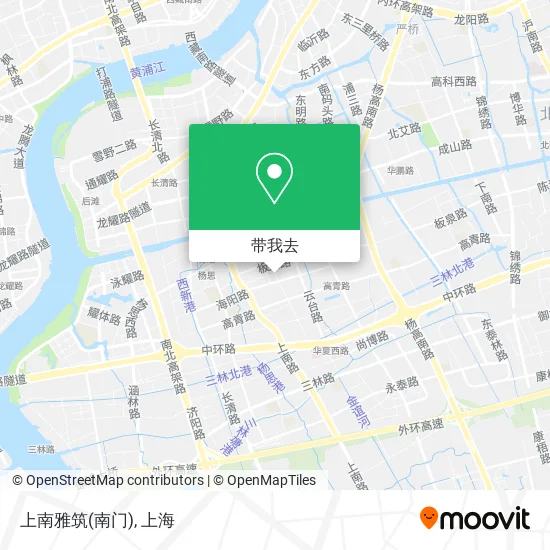 上南雅筑(南门)地图