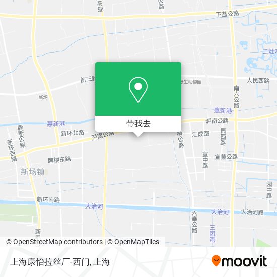 上海康怡拉丝厂-西门地图