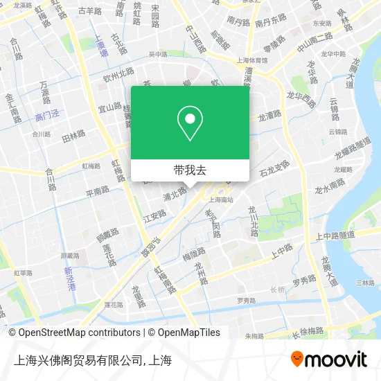 上海兴佛阁贸易有限公司地图