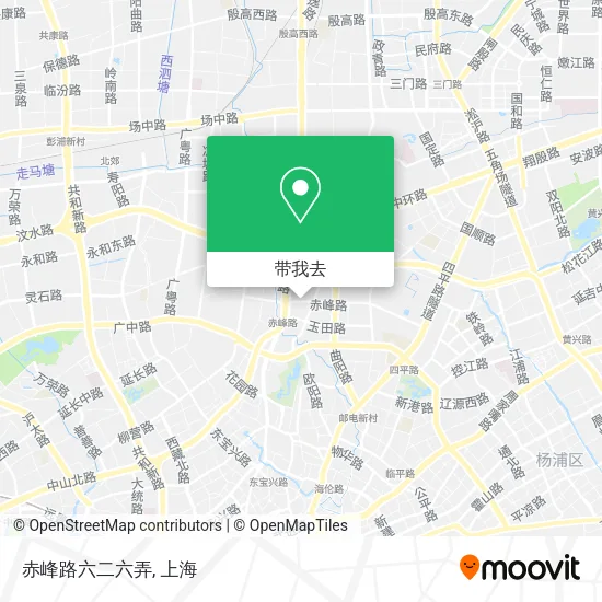 赤峰路六二六弄地图