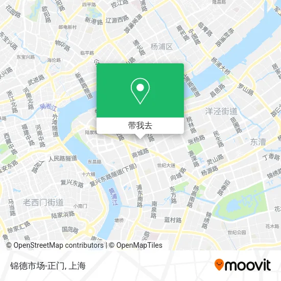 锦德市场-正门地图