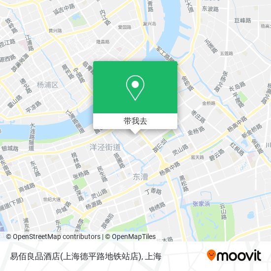 易佰良品酒店(上海德平路地铁站店)地图