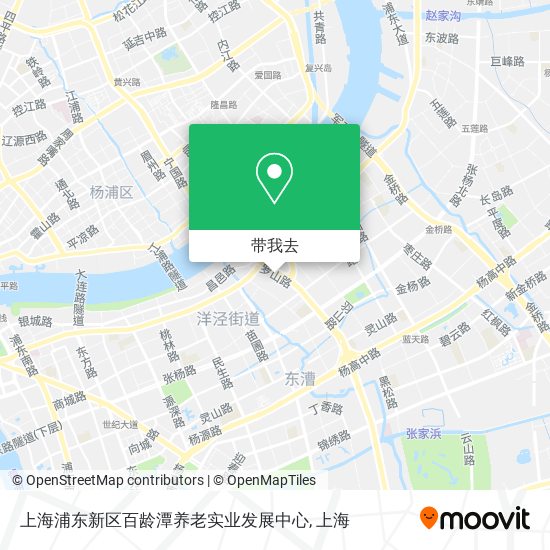 上海浦东新区百龄潭养老实业发展中心地图