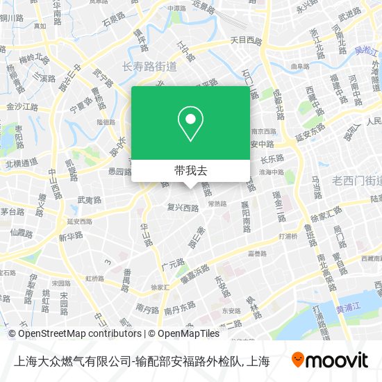 上海大众燃气有限公司-输配部安福路外检队地图