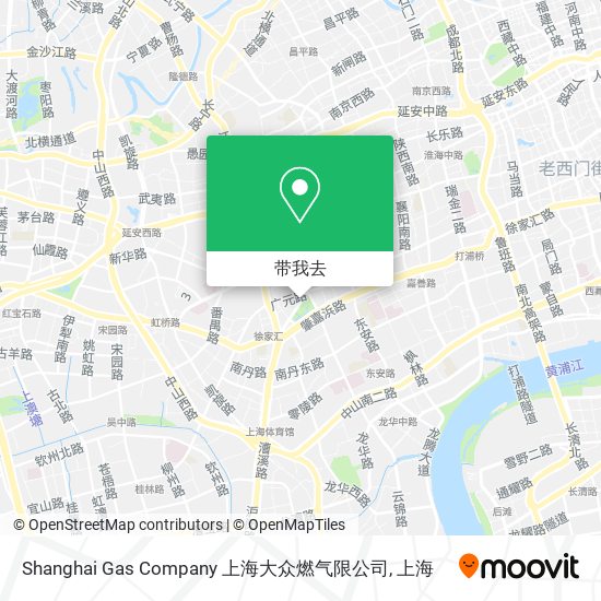 Shanghai Gas Company 上海大众燃气限公司地图