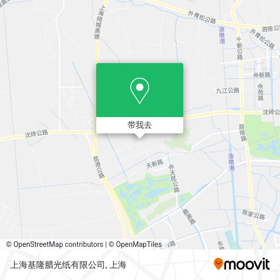 上海基隆腊光纸有限公司地图