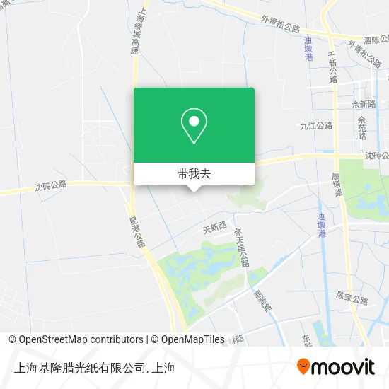 上海基隆腊光纸有限公司地图