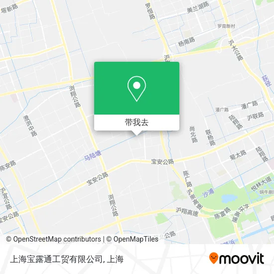 上海宝露通工贸有限公司地图