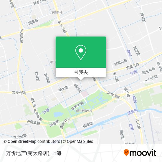 万忻地产(菊太路店)地图