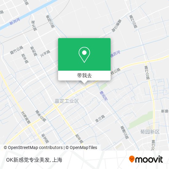OK新感觉专业美发地图