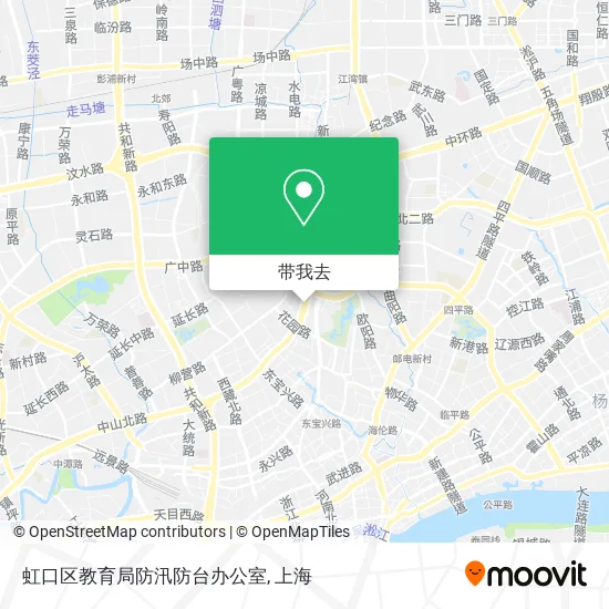 虹口区教育局防汛防台办公室地图