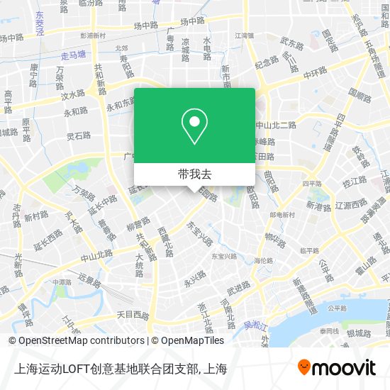 上海运动LOFT创意基地联合团支部地图