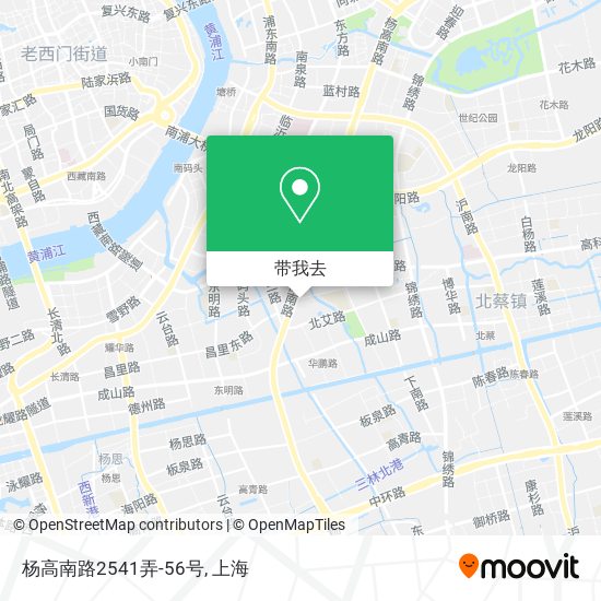 杨高南路2541弄-56号地图