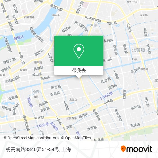 杨高南路3340弄51-54号地图