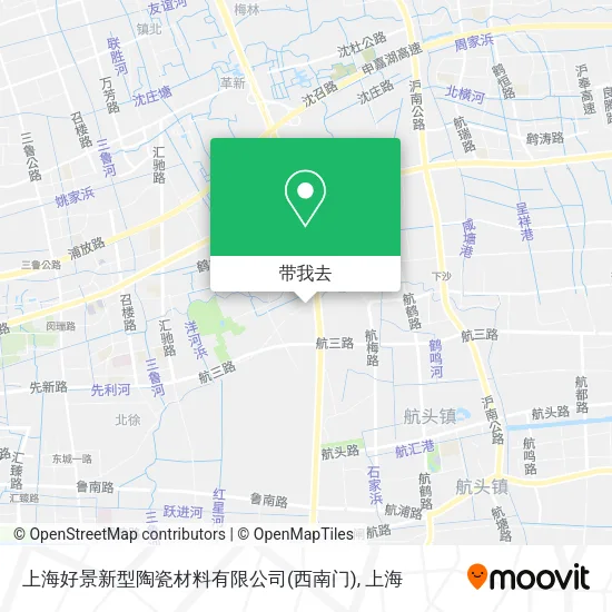 上海好景新型陶瓷材料有限公司(西南门)地图