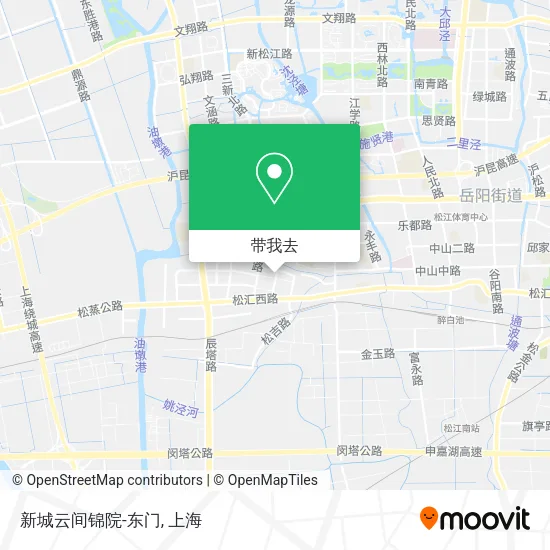 新城云间锦院-东门地图