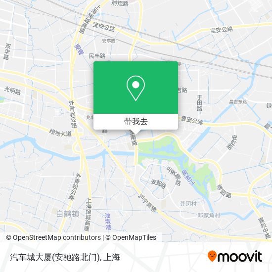 汽车城大厦(安驰路北门)地图