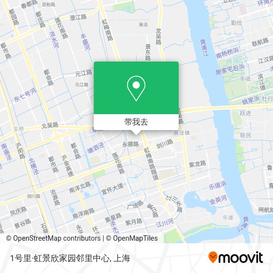1号里·虹景欣家园邻里中心地图