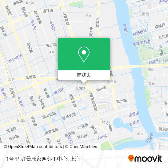 1号里·虹景欣家园邻里中心地图