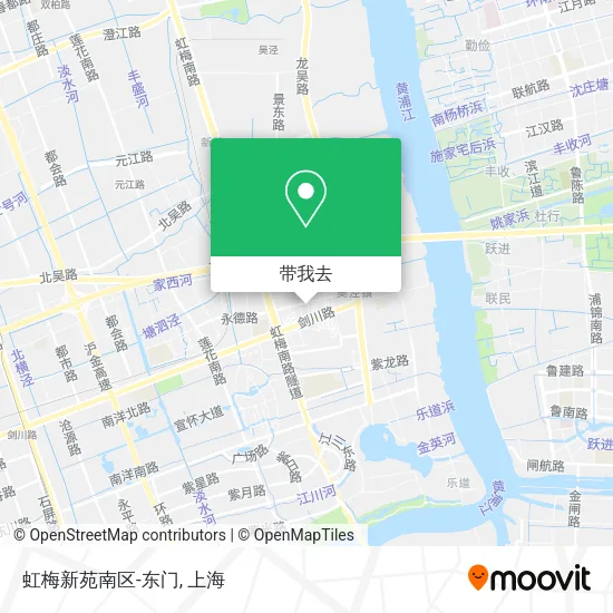 虹梅新苑南区-东门地图