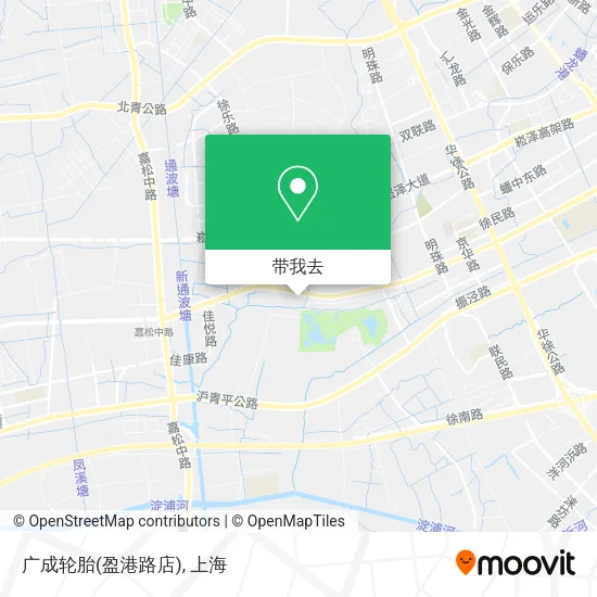 广成轮胎(盈港路店)地图