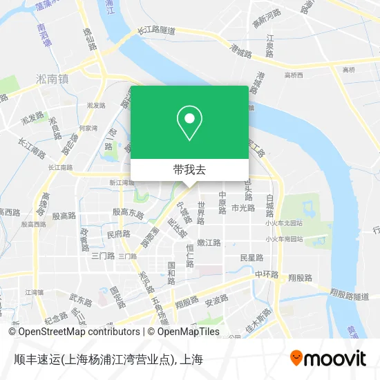 顺丰速运(上海杨浦江湾营业点)地图