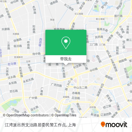 江湾派出所文治路居委民警工作点地图