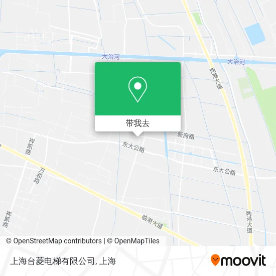 上海台菱电梯有限公司地图