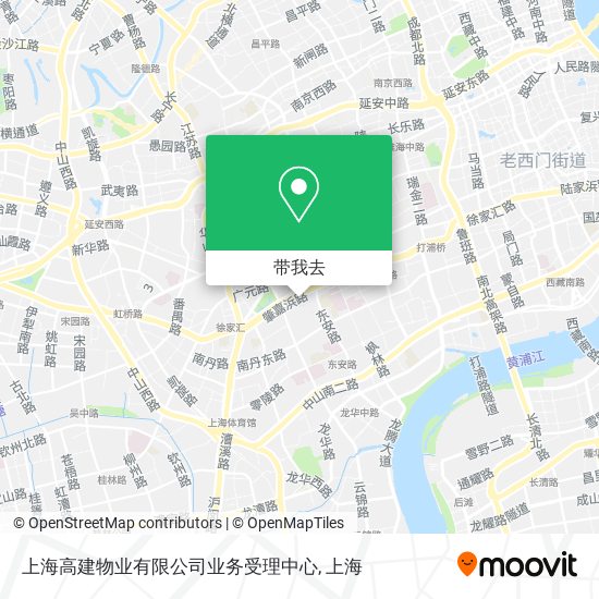 上海高建物业有限公司业务受理中心地图