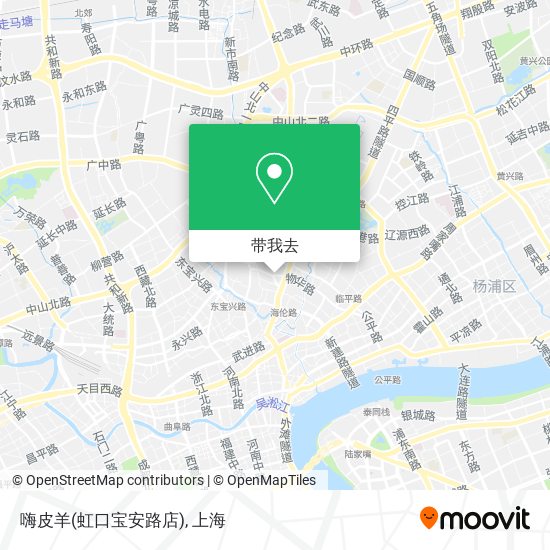 嗨皮羊(虹口宝安路店)地图