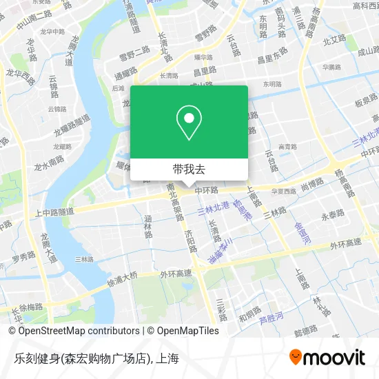 乐刻健身(森宏购物广场店)地图