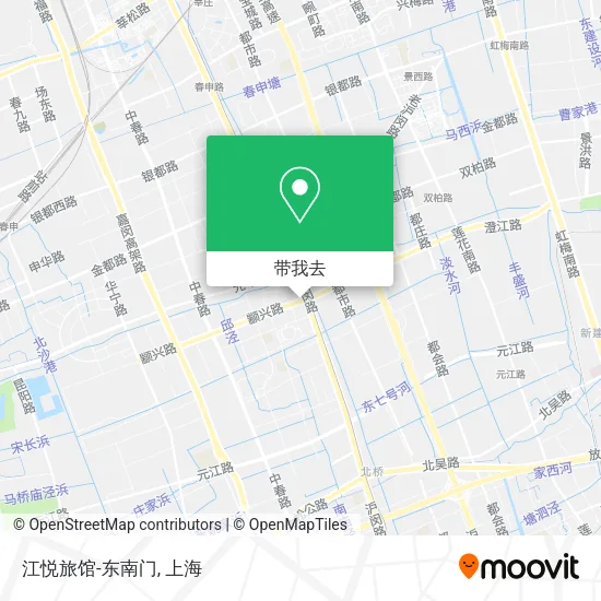 江悦旅馆-东南门地图