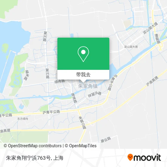 朱家角翔宁浜763号地图