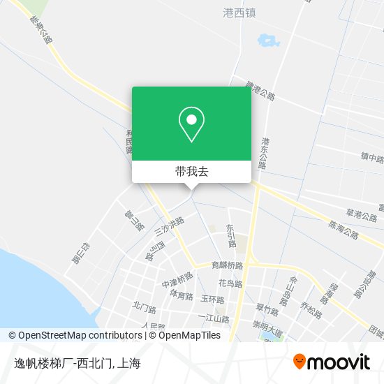 逸帆楼梯厂-西北门地图